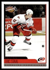 2003-04 Pacific Complete Red RC #522 Eric Staal 47/99 Carolina Hurricanes